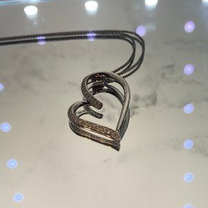 1/6 Carat Diamond Heart Necklace